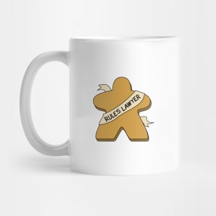 Rules Lawyer Funny Meeple Mug